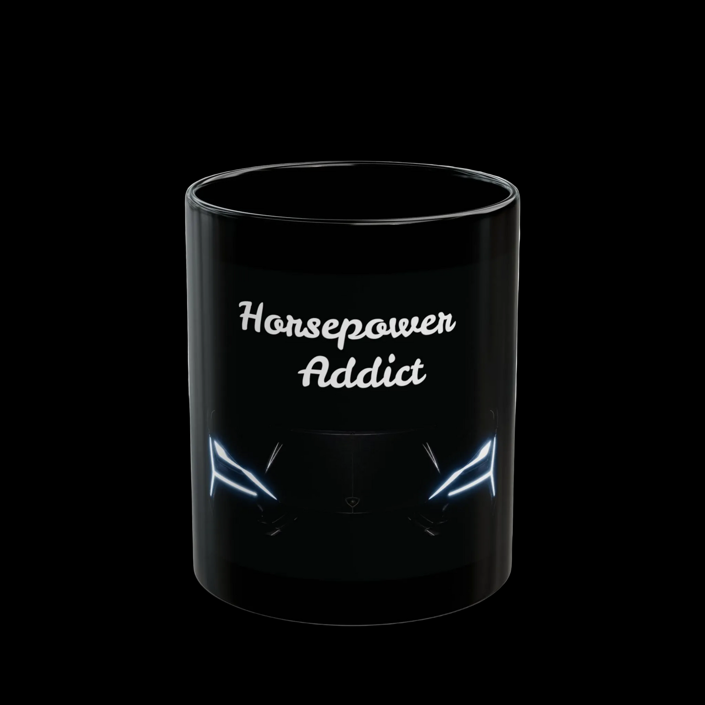 Horsepower Addict Mug - Car Enthusiast Gift - 11oz Ceramic Coffee Mug