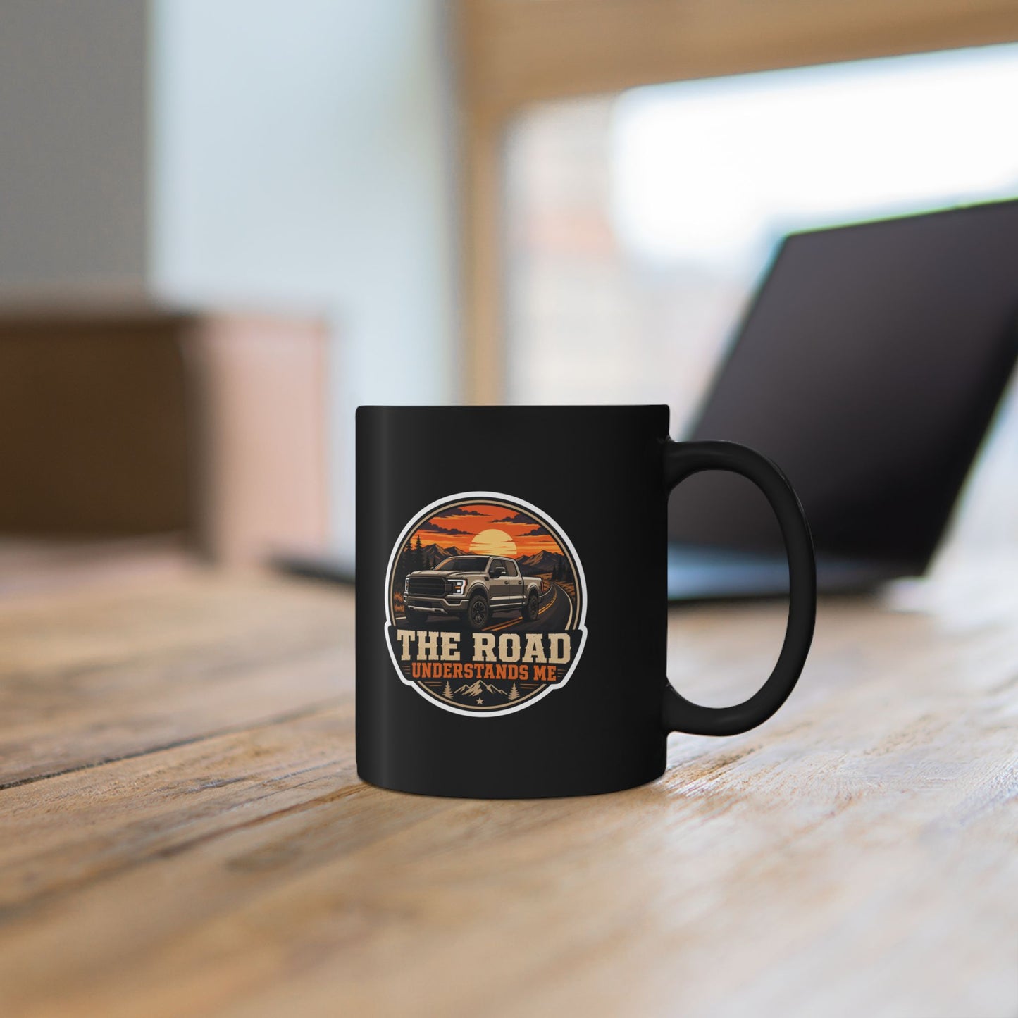 The Road Understands Me Mug | Car Enthusiast Gift | Driving Lover Coffee Mug Black Mug 11oz