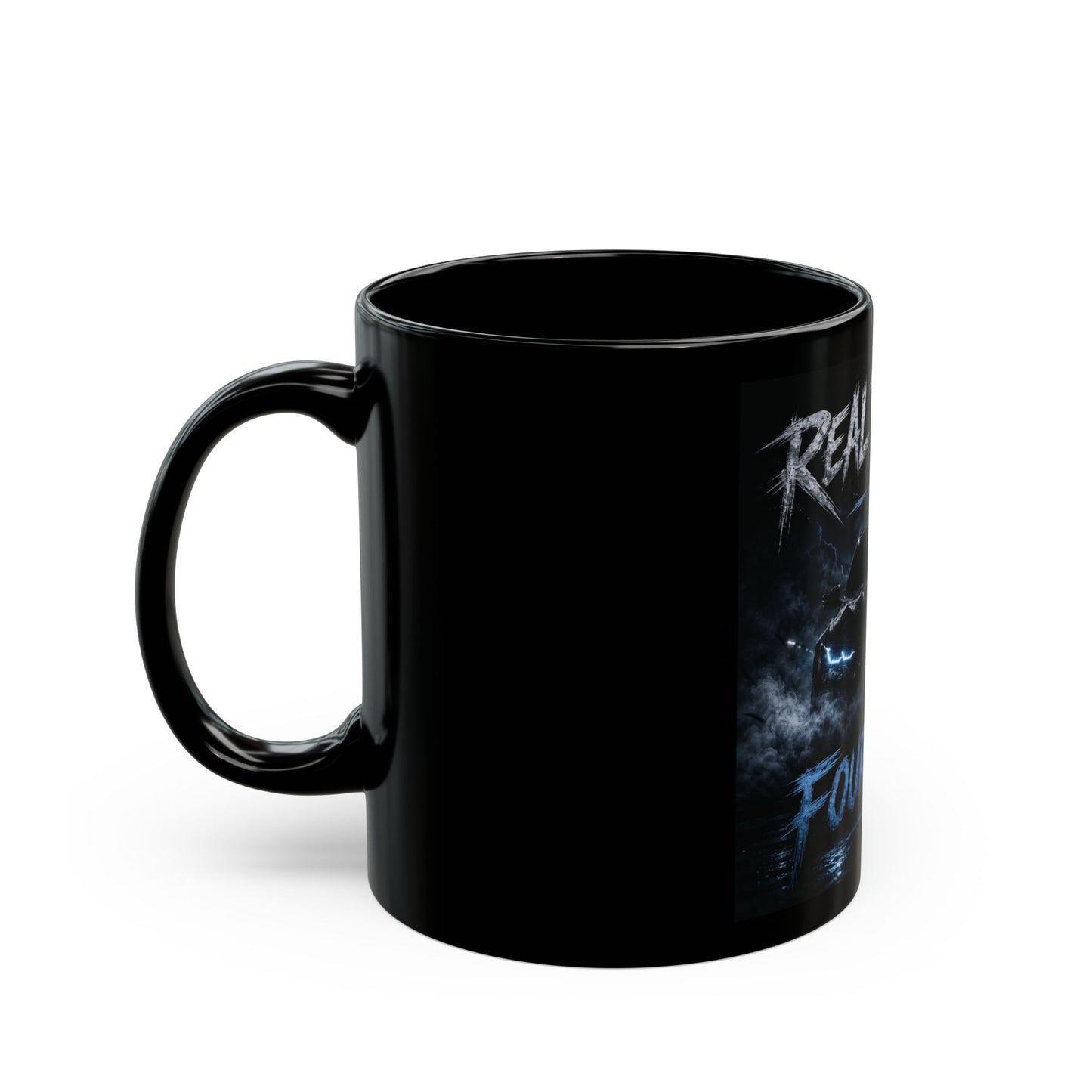 Real therapy has four wheels, funny coffee gift mug,Black Mug 11oz
