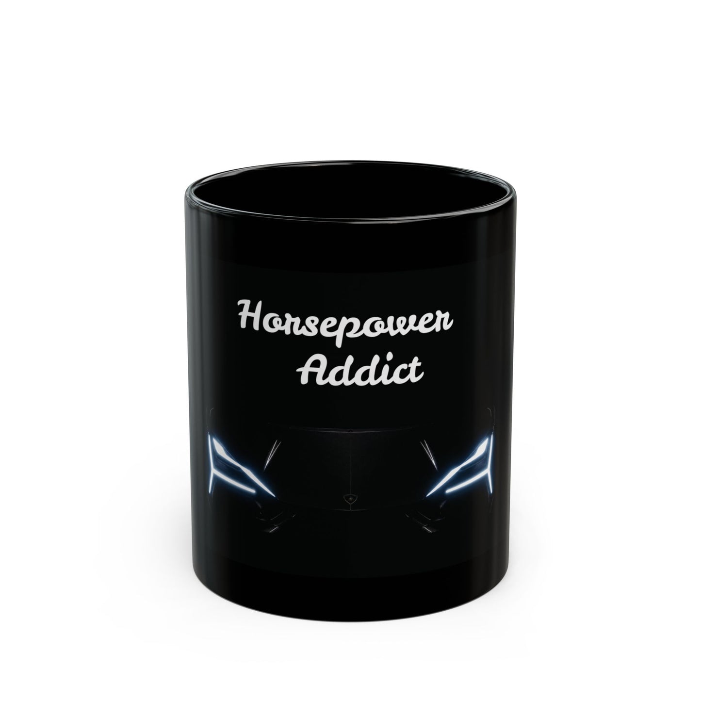 Horsepower Addict Mug - Car Enthusiast Gift - 11oz Ceramic Coffee Mug