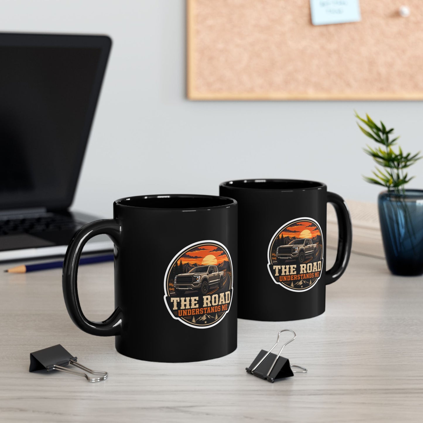 The Road Understands Me Mug | Car Enthusiast Gift | Driving Lover Coffee Mug Black Mug 11oz